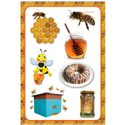 חיתוכי קרטון דבש (18 יח')