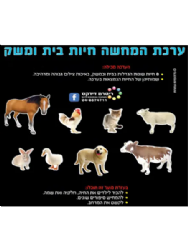 ערכת קישוט והמחשה חיות בית ומשק