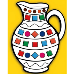 כד עם פסיפס סול ליצירה (36 יח')