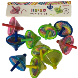 10 יח' סביבון טוש מצייר צבעוני