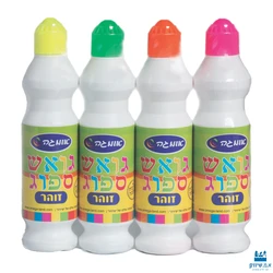 גואש ספוג (טוש טוש) זוהר סט 4 יח׳