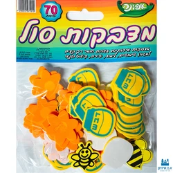 מדבקות סול דבורים דבש ופרחים