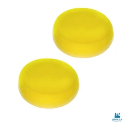 ספוג צהוב עגול קוטר 7 ס"מ (2 יחידות במארז)