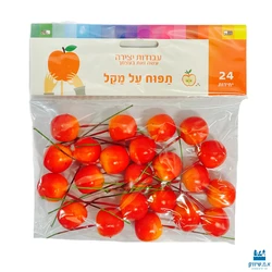 24 יח' תפוח על מקל (8.5 ס"מ)